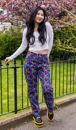 90's Arcade Print Straight Leg Jeans by Run and Fly