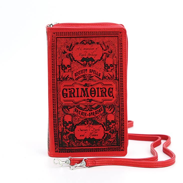 Grimoire Book Bag in Red