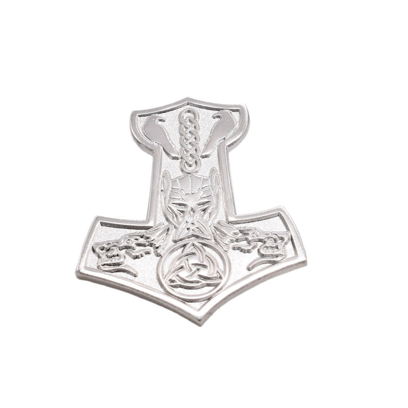 Nordic Thor Hammer Lapel Pin Badge