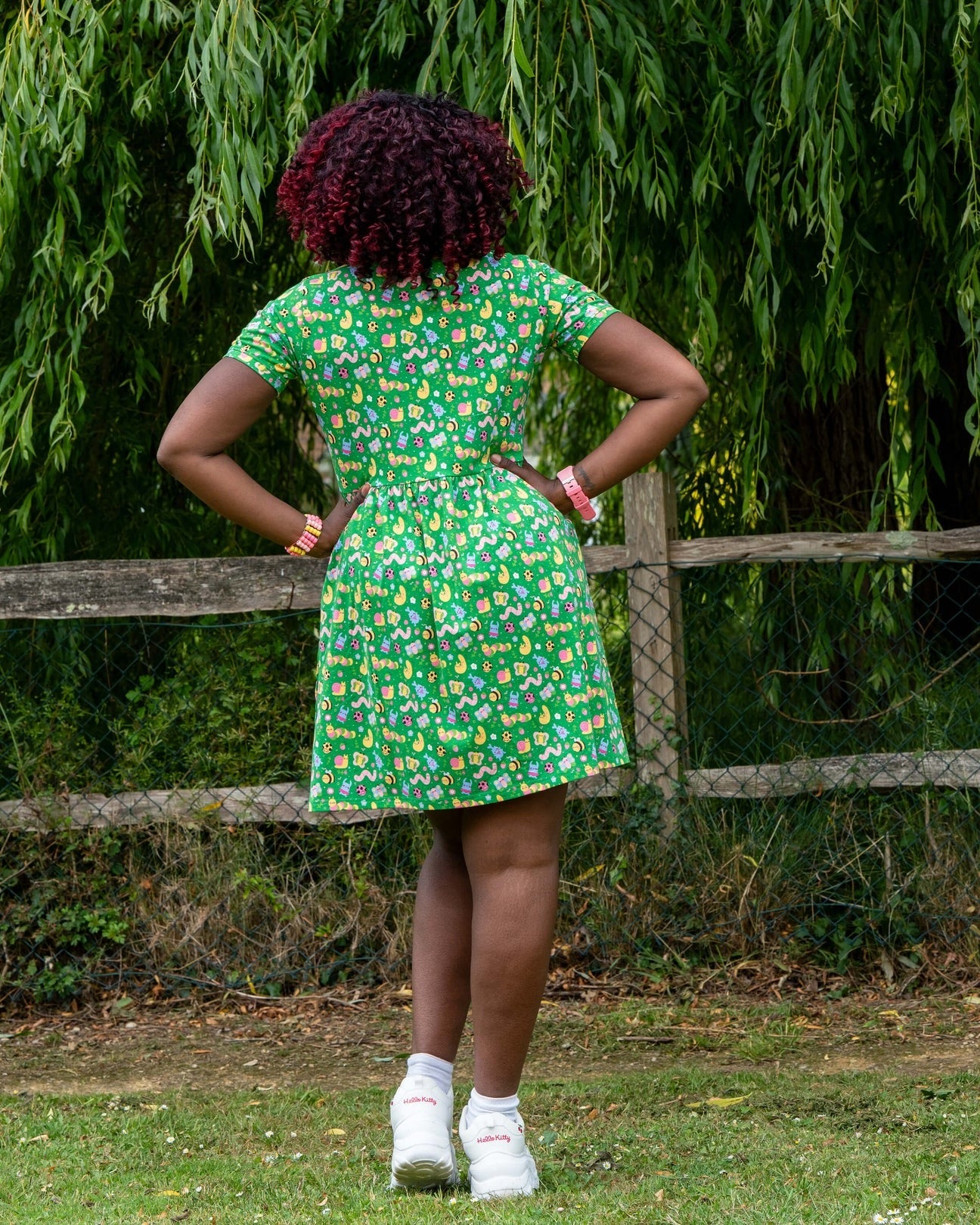 Bugs Jersey Smock Dress with Pockets by Rebel Romance