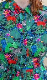Jungle Print Jumpsuit by Run and Fly