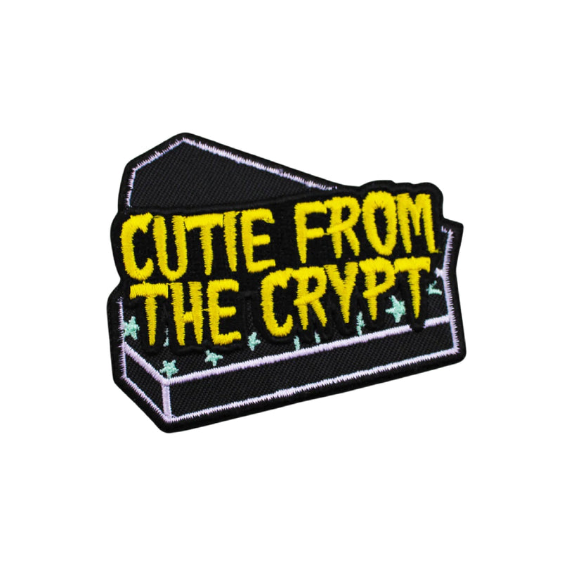 Cutie From The Crypt Iron On Patch