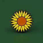 Sunflower Enamel Lapel Pin Badge