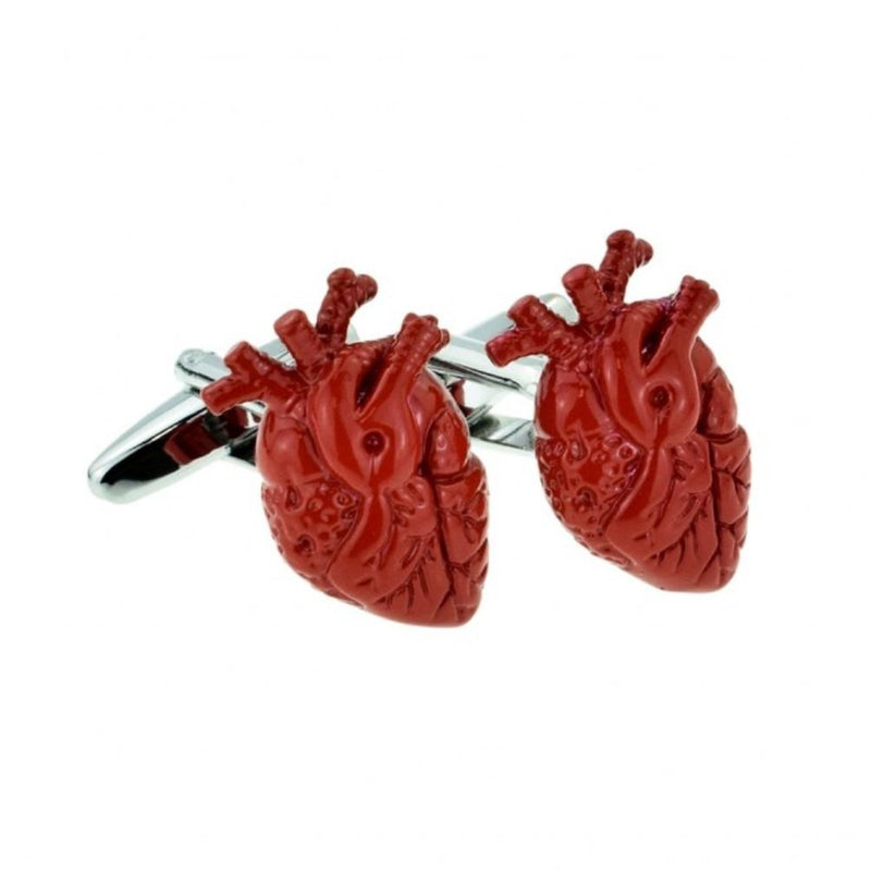 Anatomical Heart Cufflinks - Minimum Mouse