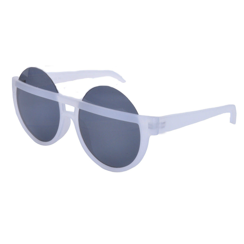 Big Round Half Frame Sunglasses - Minimum Mouse