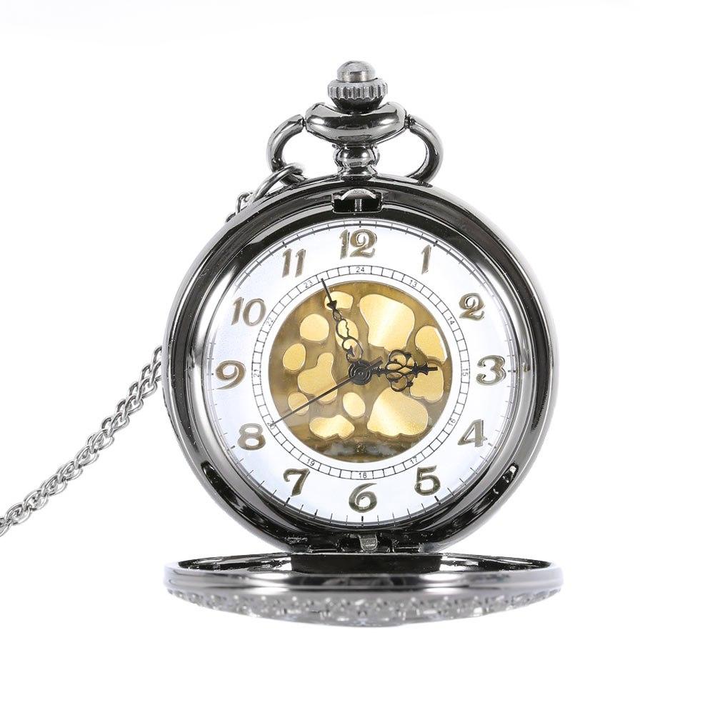 Black Spiderweb Quartz Pocket Watch - Minimum Mouse