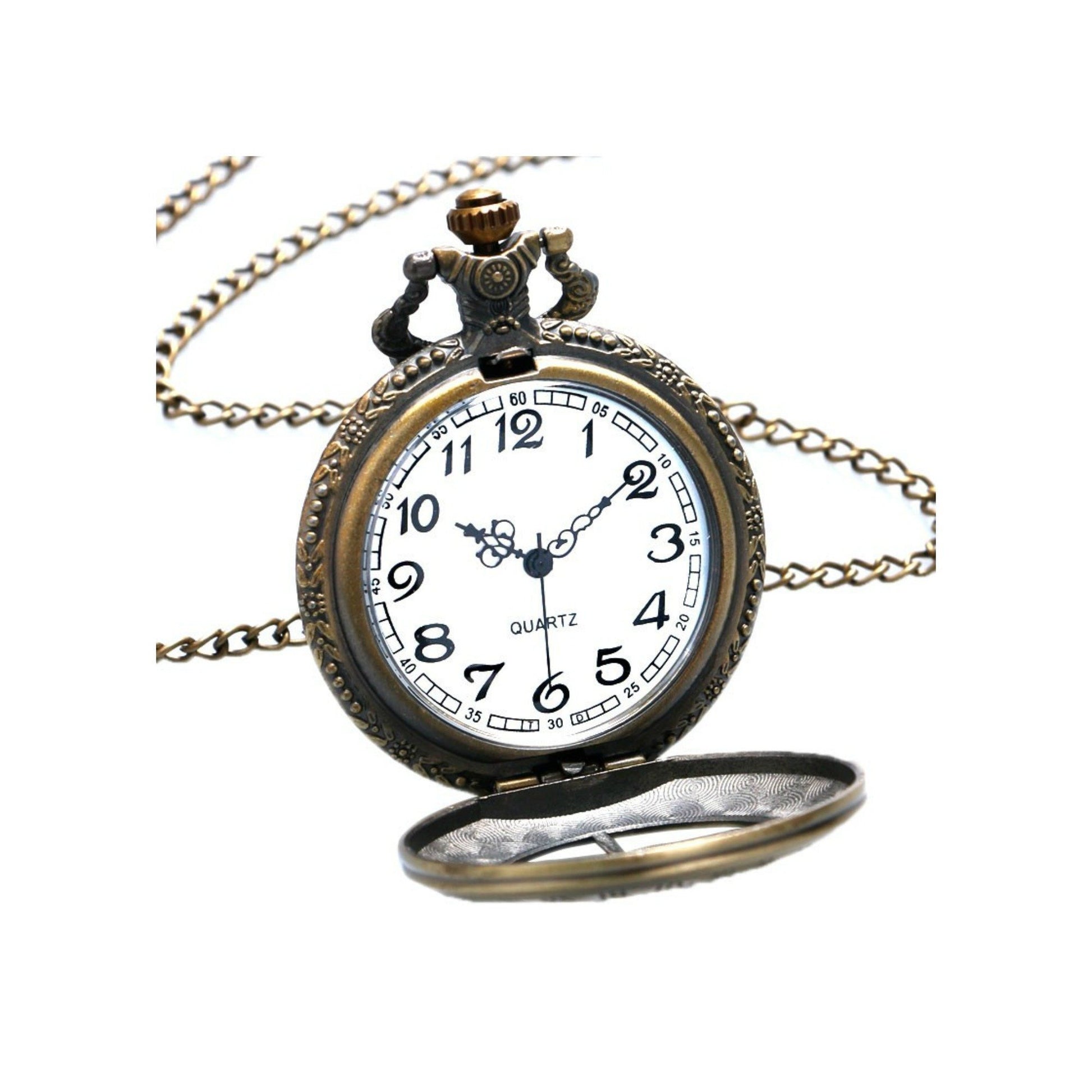 Celestial Zodiac Symbols Quartz Pocket Watch - Minimum Mouse