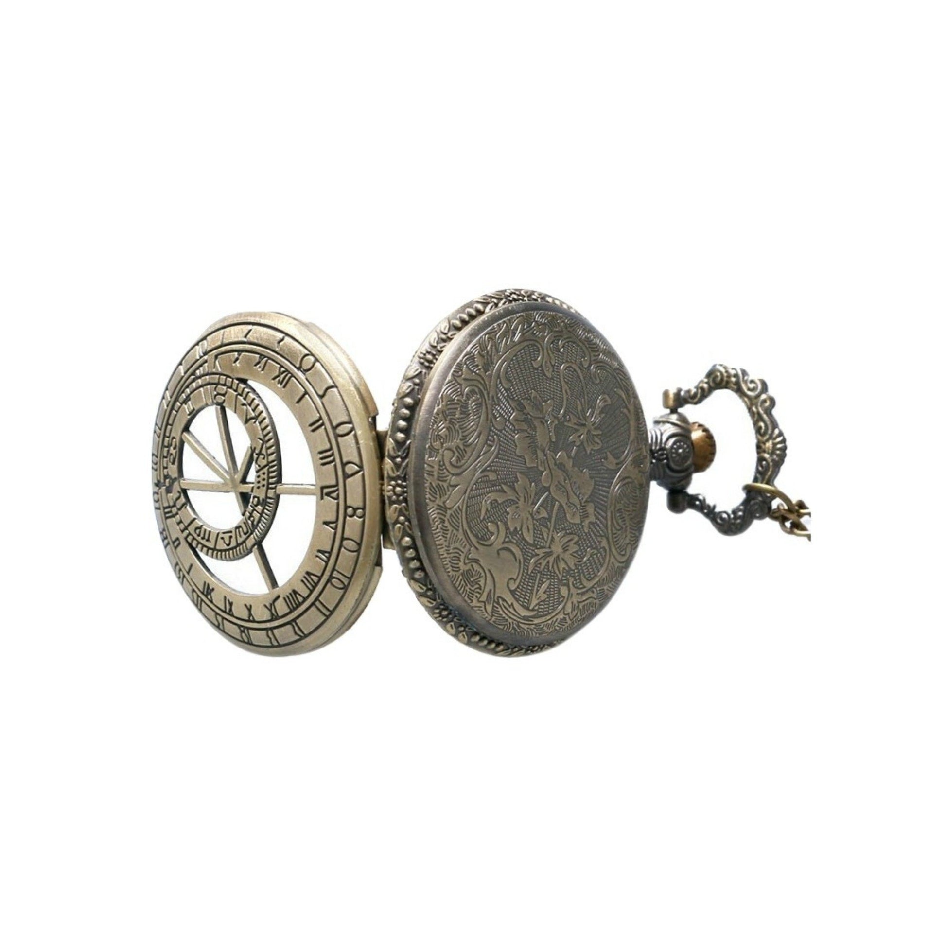 Celestial Zodiac Symbols Quartz Pocket Watch - Minimum Mouse