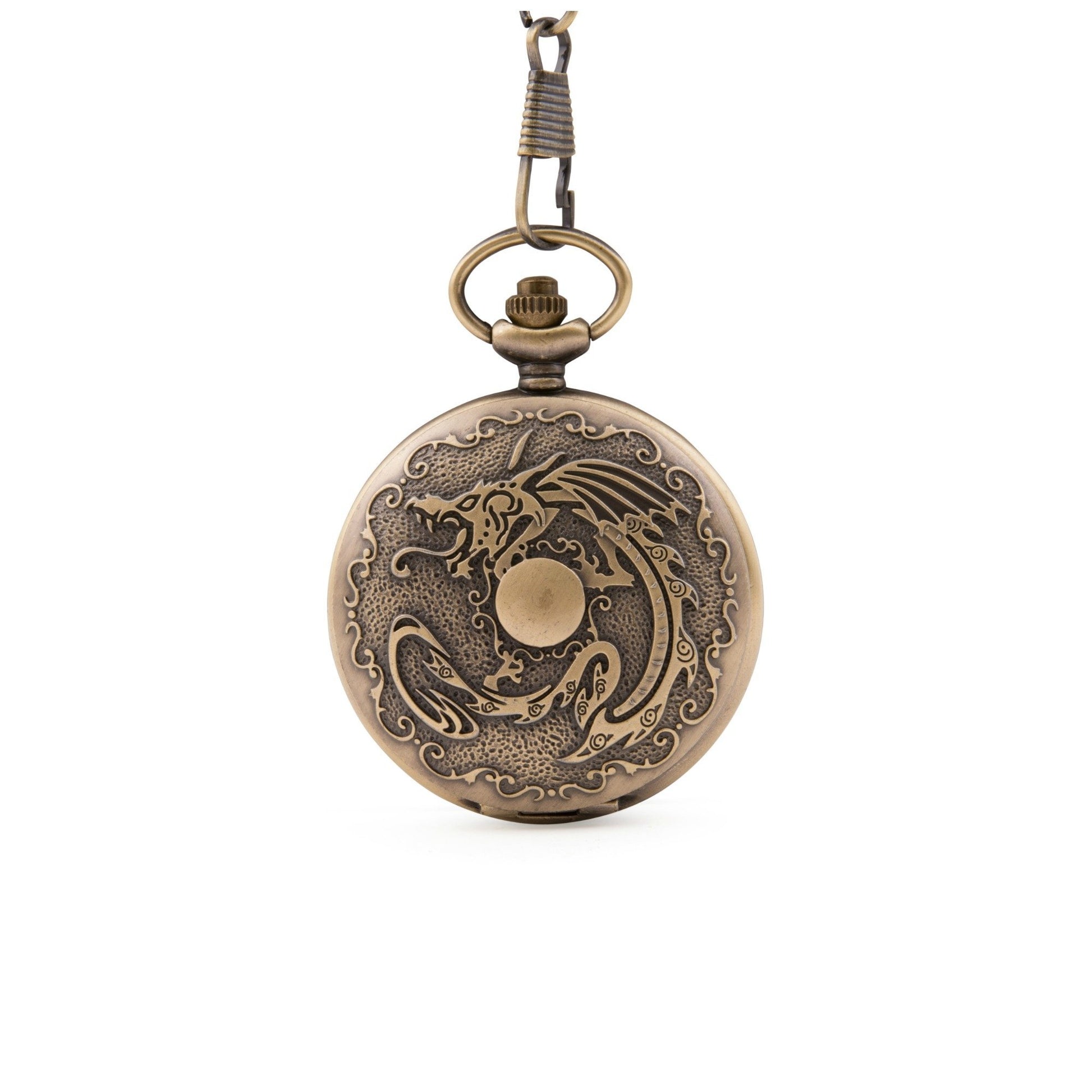Chinese Dragon Quartz Pocket Watch - Minimum Mouse