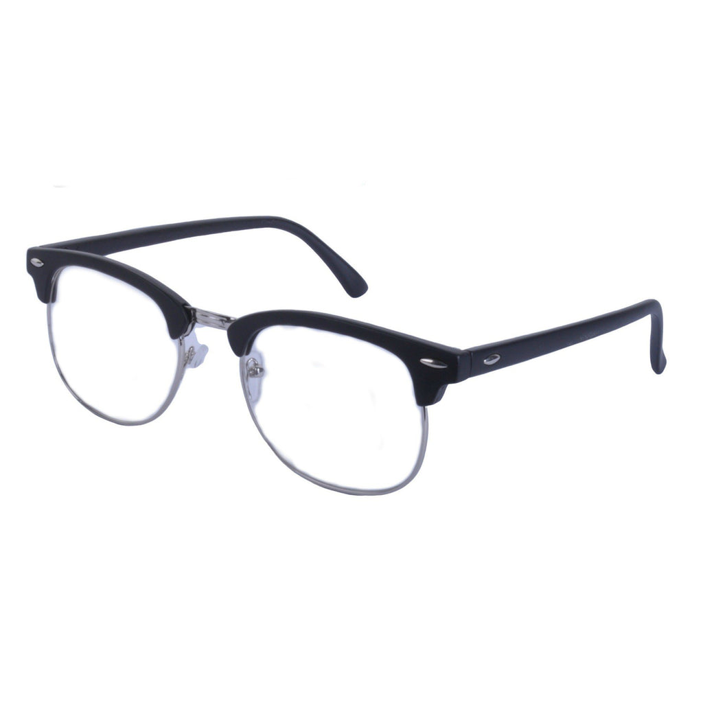 Clear Lens Brow Bar Glasses - Minimum Mouse