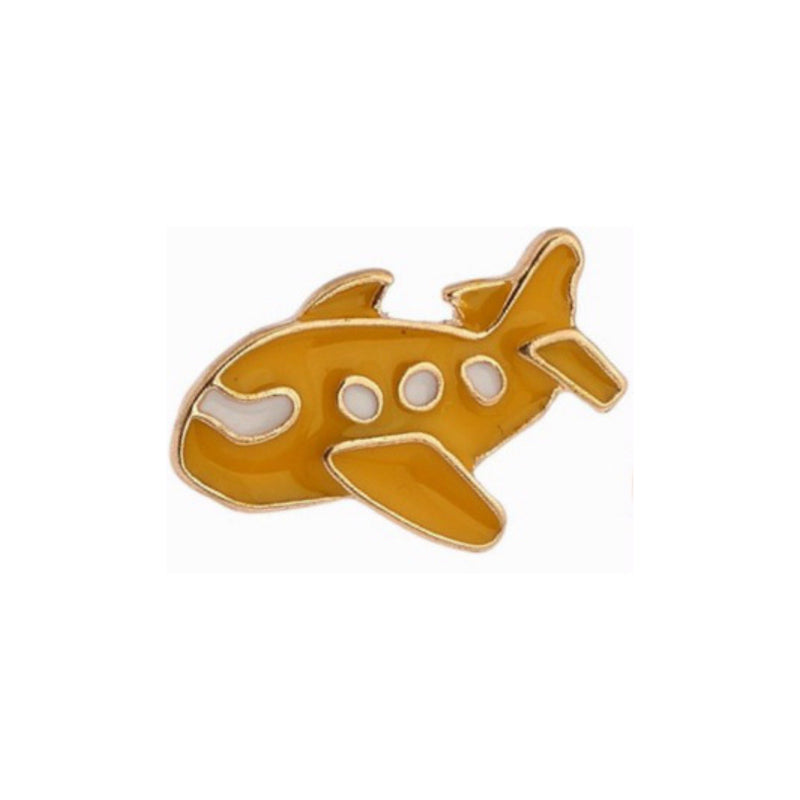 Cute Aeroplane Enamel Lapel Pin Badge - Minimum Mouse