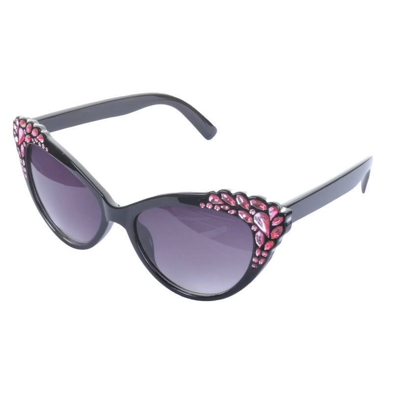 Diamante Trim Cat Eye Sunglasses - Minimum Mouse