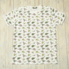 Dinosaur Print T Shirt by Run and Fly in White - Minimum Mouse