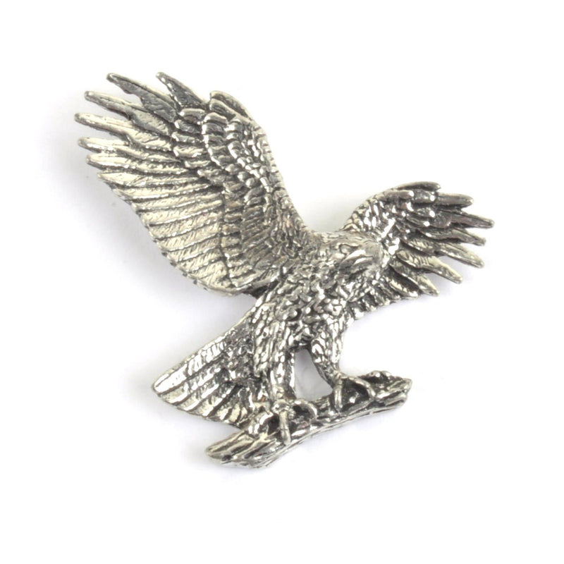 Eagle Pewter Lapel Pin Badge - Minimum Mouse