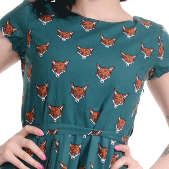 Fox Print Dress by Run and Fly - Minimum Mouse