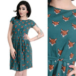 Fox Print Dress by Run and Fly - Minimum Mouse