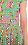 Frida Print Dress by Run and Fly - Minimum Mouse