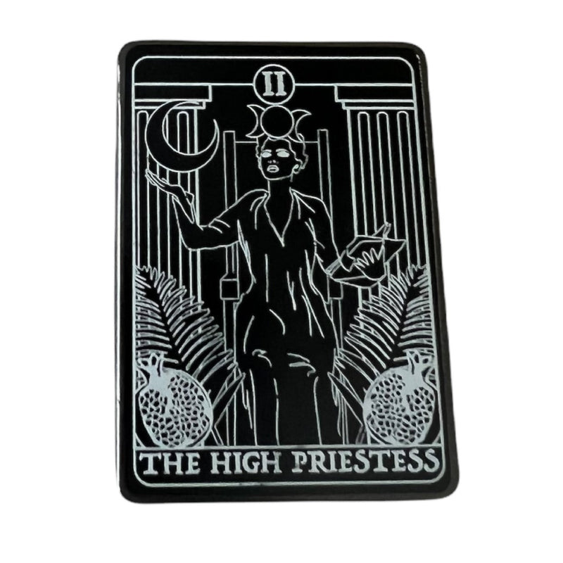 The High Priestess Tarot Card Pin Badge