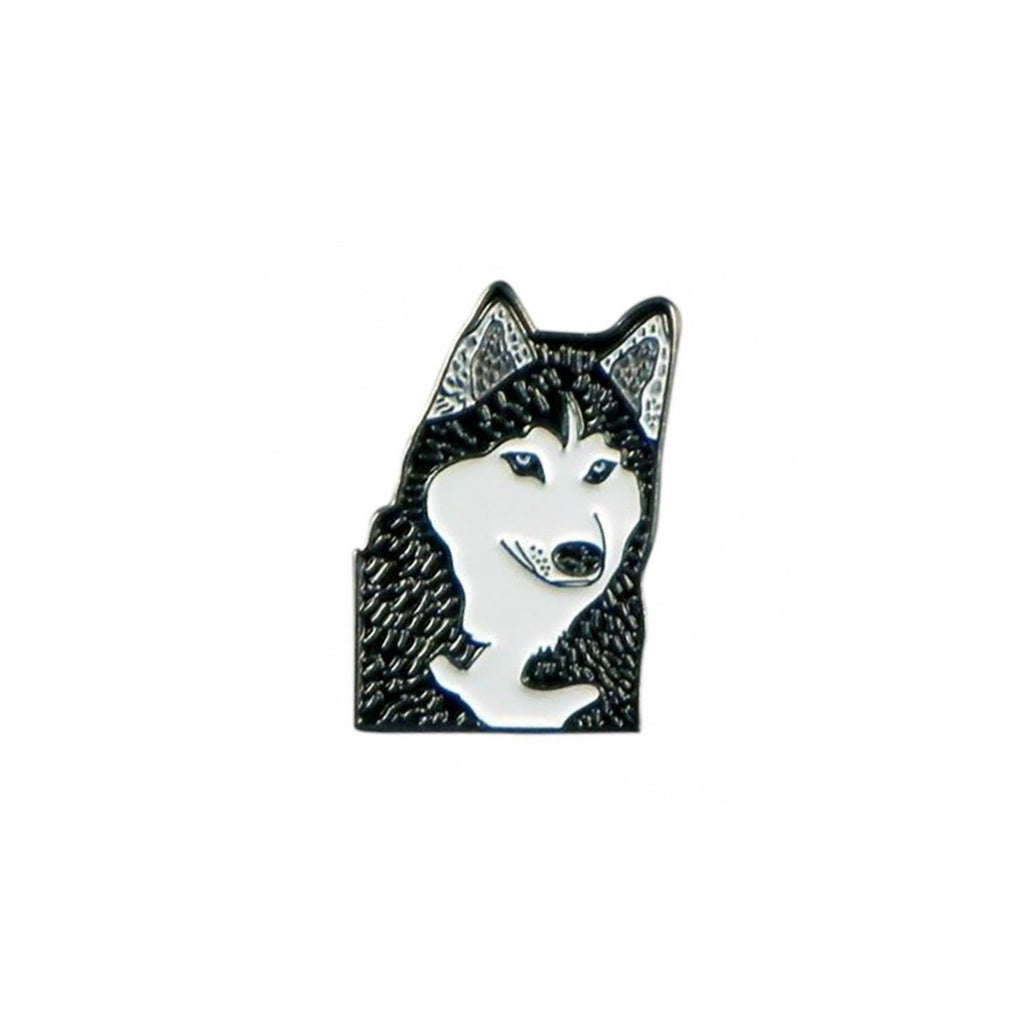 Husky Enamel Lapel Pin Badge - Minimum Mouse