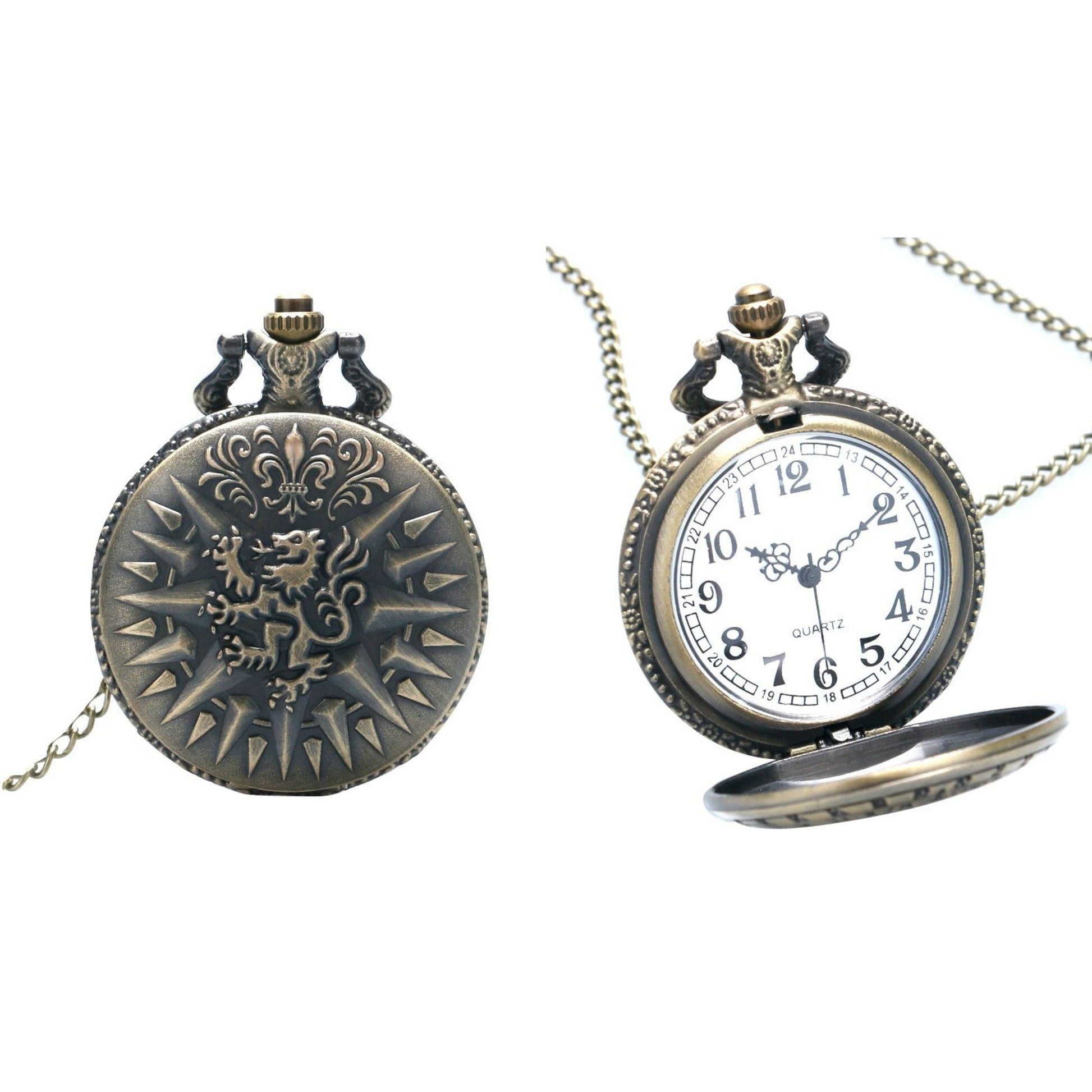 Lion Rampant Of Scotland Quartz Pocket Watch - Minimum Mouse