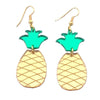 Mirrored Pineapple Earrings by Love Boutique - Minimum Mouse