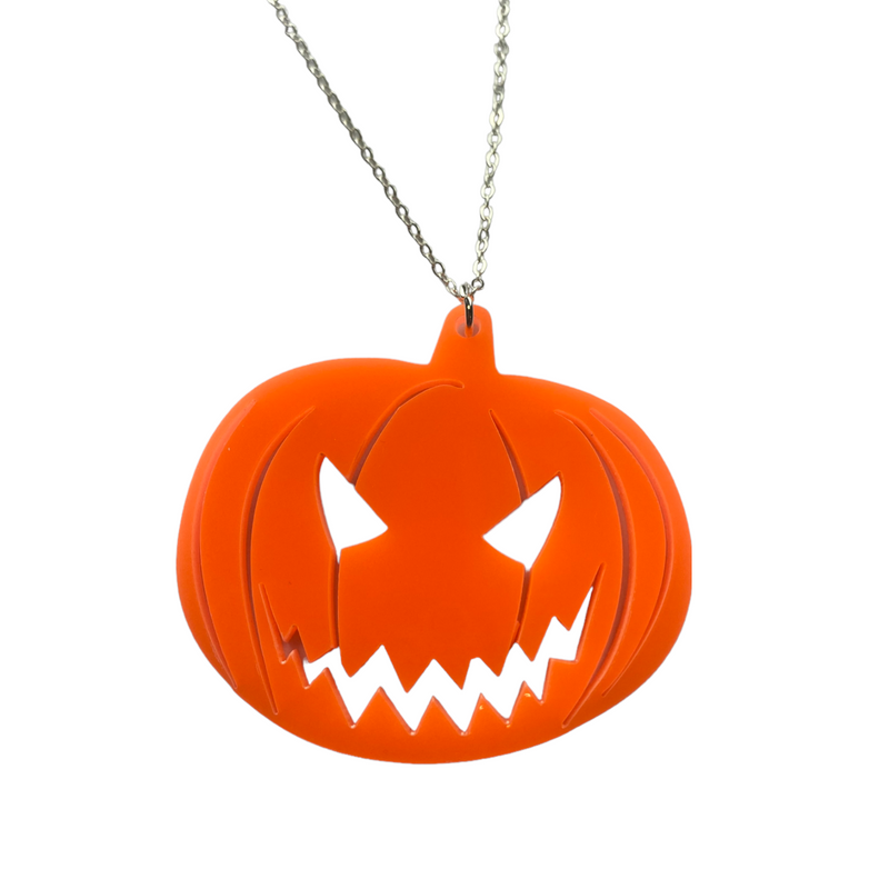 Halloween Pumpkin Necklace by Love Boutique
