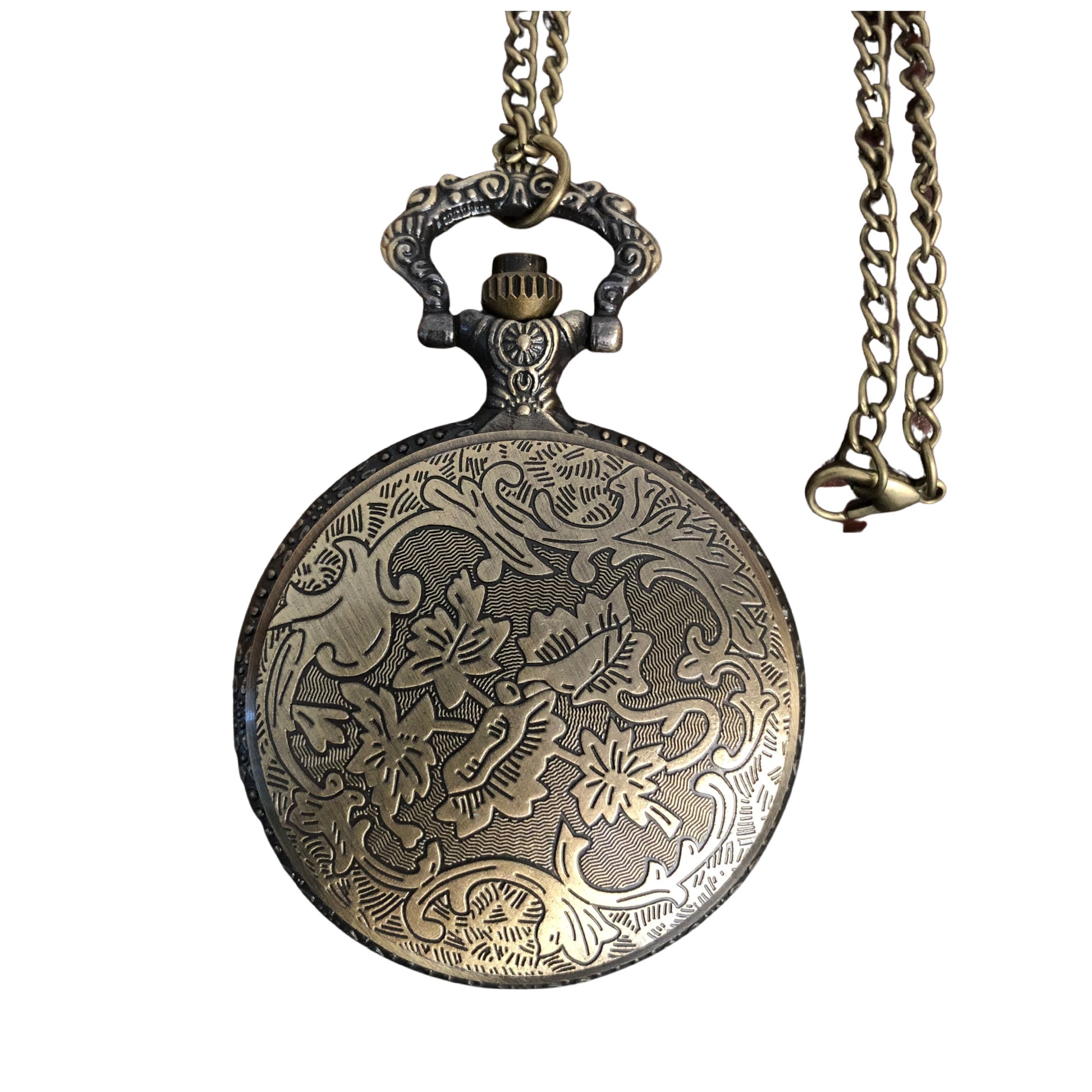 Ribcage Pocket Watch Necklace