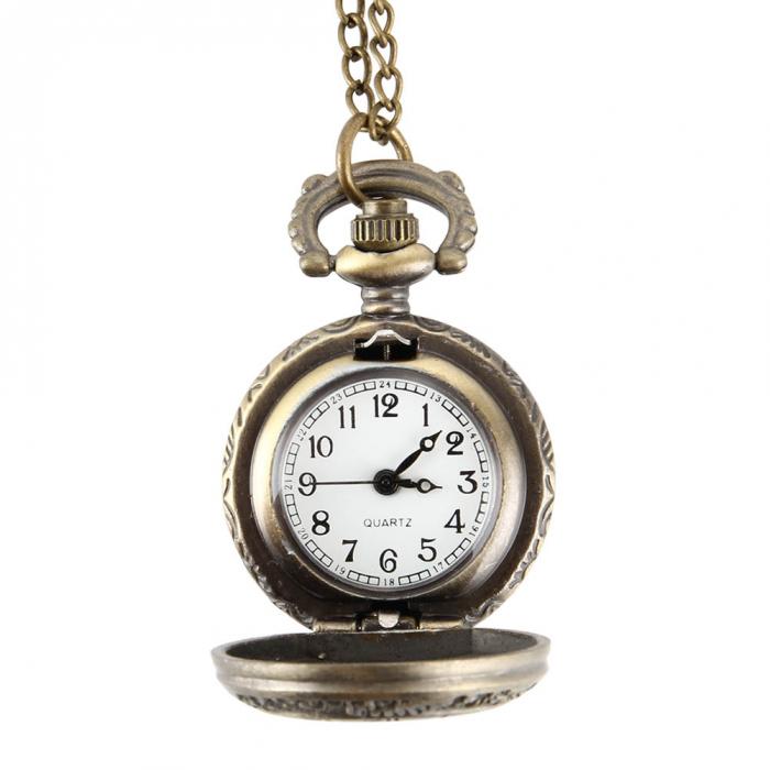Ribcage Pocket Watch Necklace