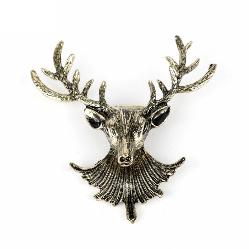 Stag Head Deer Lapel Pin Badge - Minimum Mouse