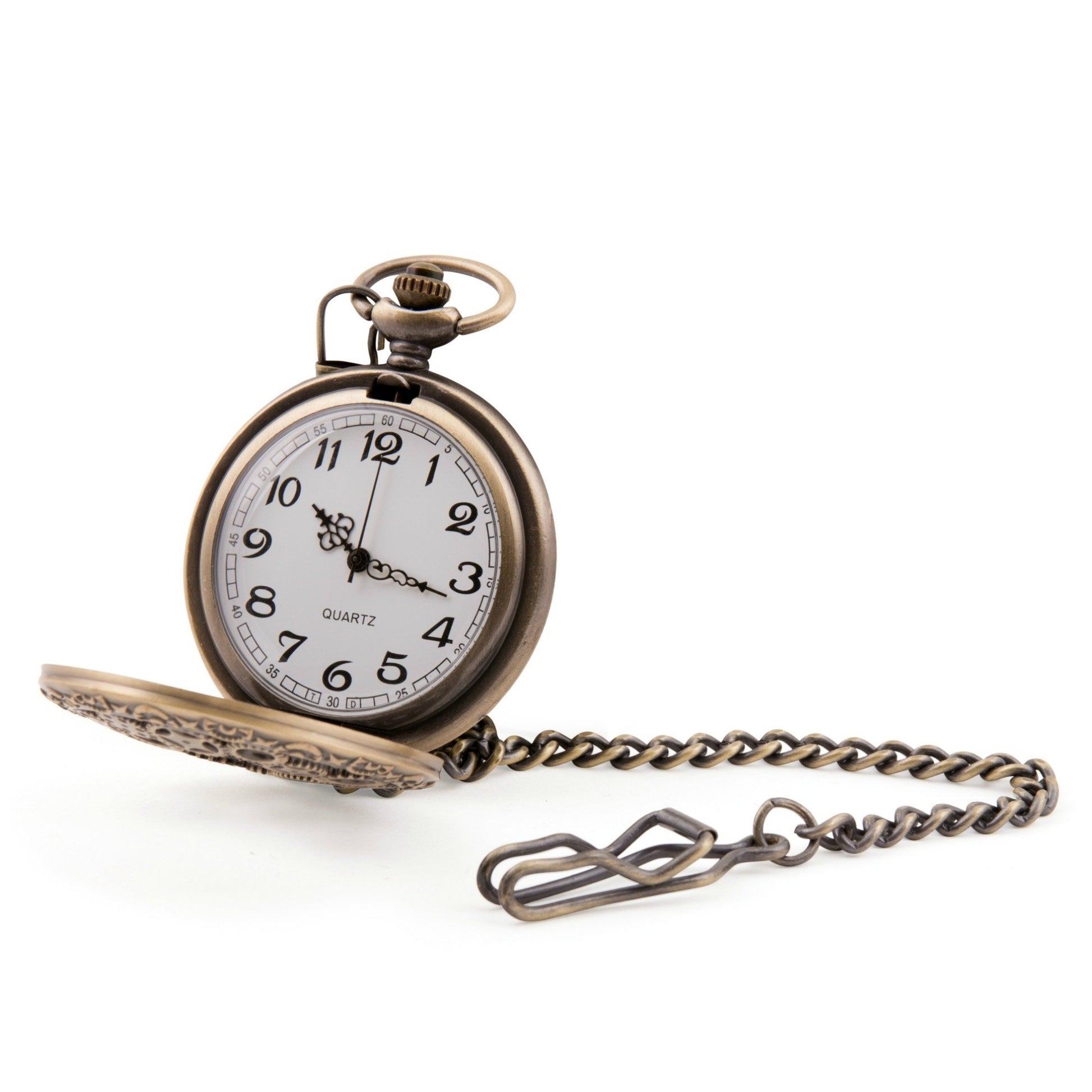 Steampunk Cogs Quartz Pocket Watch - Minimum Mouse