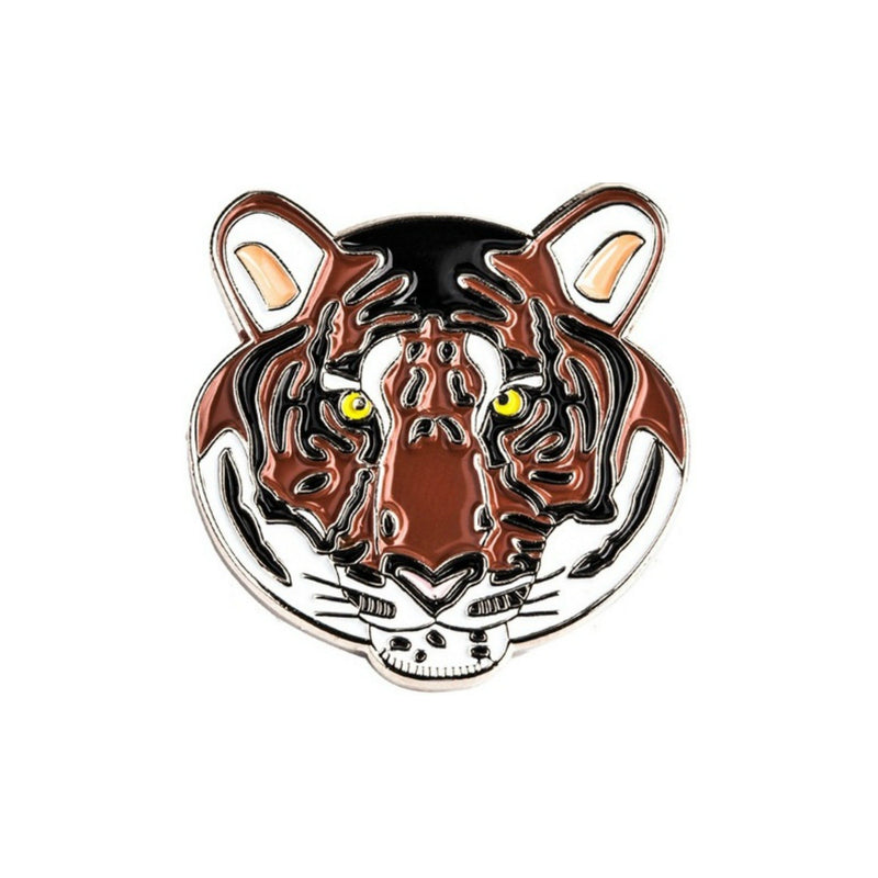 Tiger Head Enamel Lapel Pin Badge - Minimum Mouse
