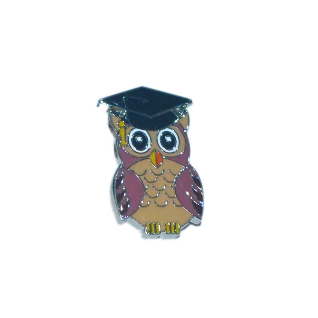 Wise Owl University Graduate Lapel Pin Badge - Minimum Mouse