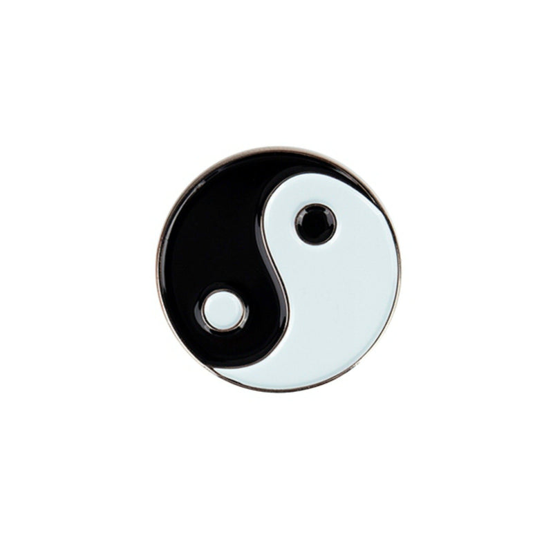 Yin Yang Lapel Pin Badge - Minimum Mouse