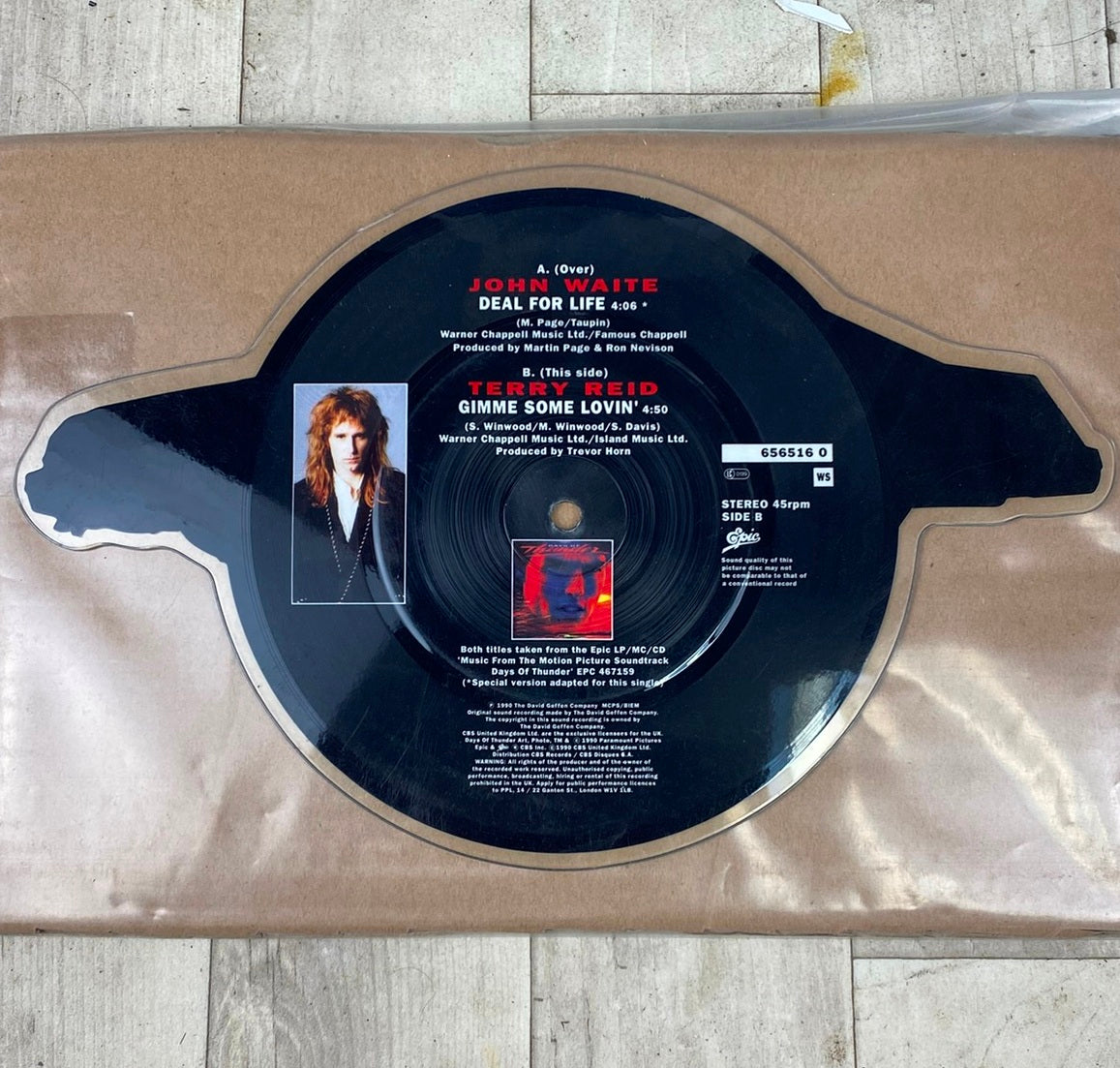 John Waite - Deal For Life Vinyl 7" Picture Disc