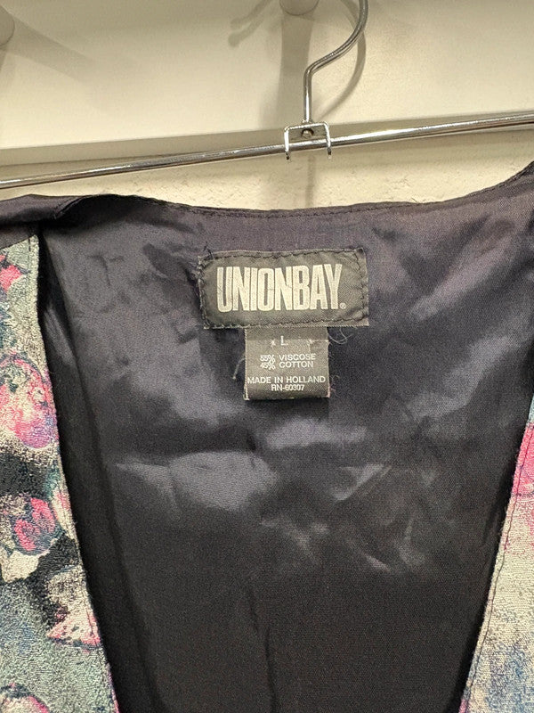 Vintage 90’s Patterned Waistcoat Vest 14 Whimsygoth Boho Grunge