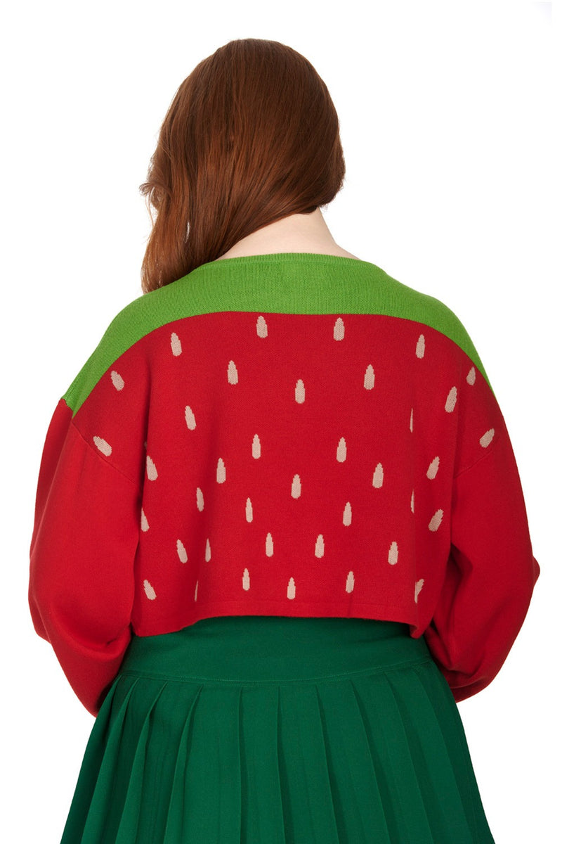 Grumpy Strawberry Jumper by Banned Apparel