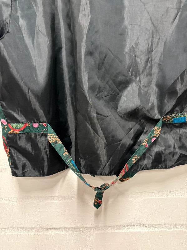 Vintage Waistcoat 90's Jazzy Print L 14 16 Retro True