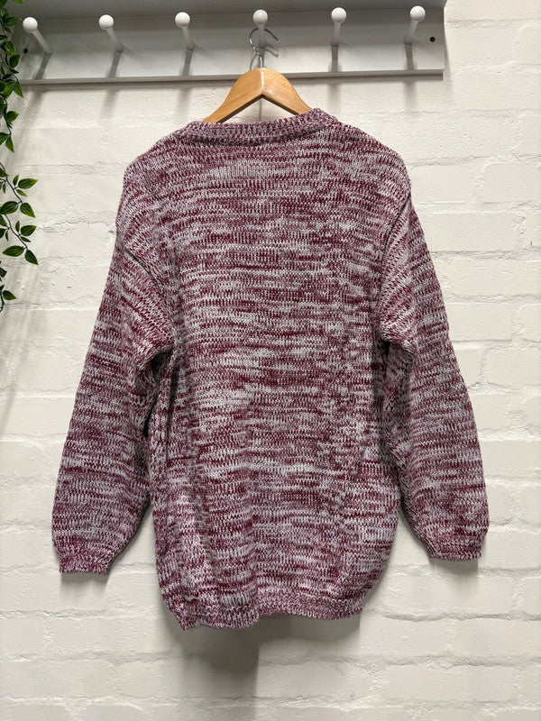 Vintage 80’s Floral Pattern Jumper M 12 14 Womens Retro Cottagecore