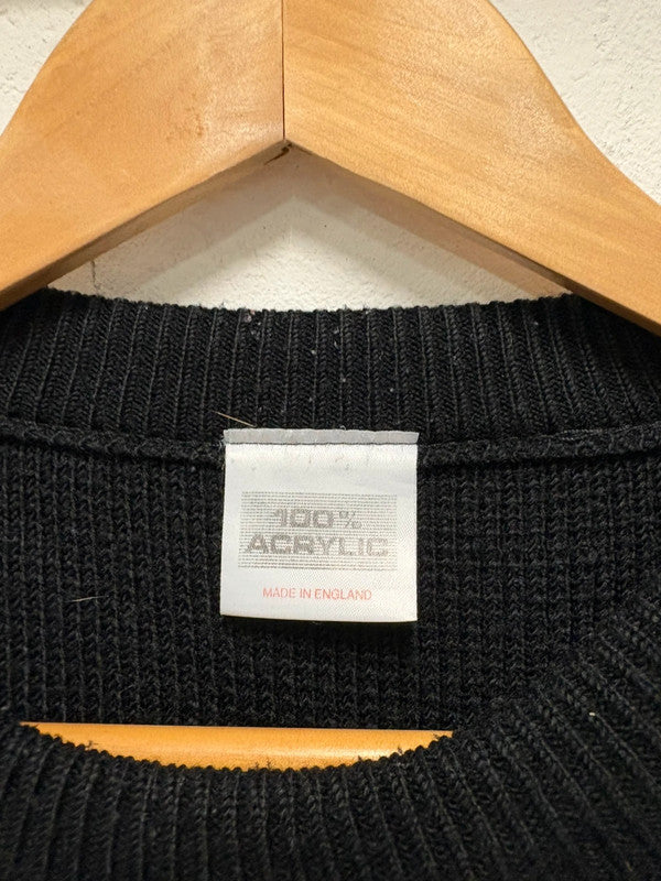 Vintage 80's Jumper L 14 16 Diamond Pattern Bright Crazy Knit Long