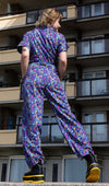 Run and Fly 90's Arcade Print Jumpsuit