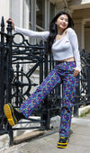 90's Arcade Print Straight Leg Jeans by Run and Fly