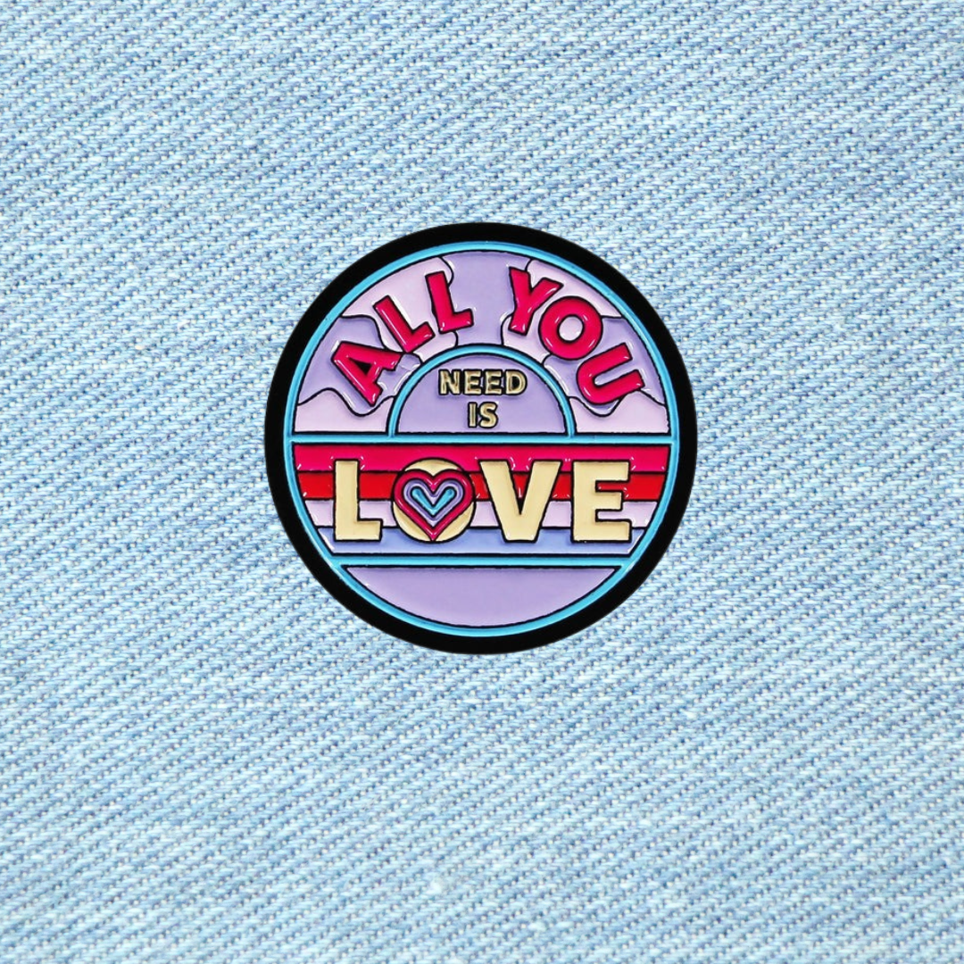 The Beatles All You Need Is Love Enamel Pin Badge