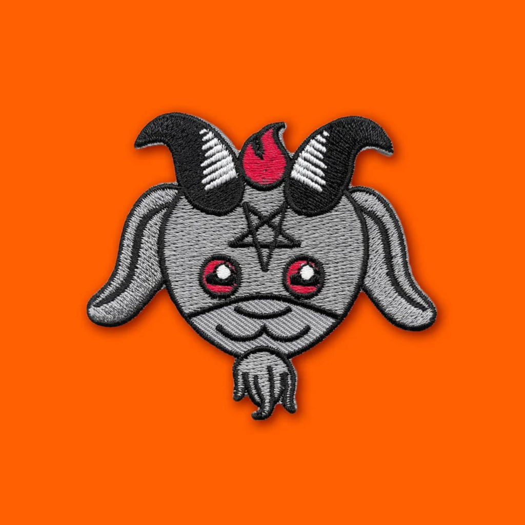Cute Baphomet Iron On Patch