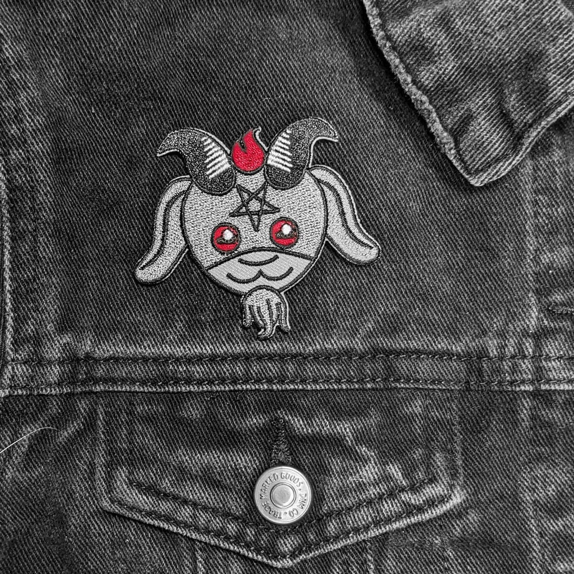 Cute Baphomet Iron On Patch