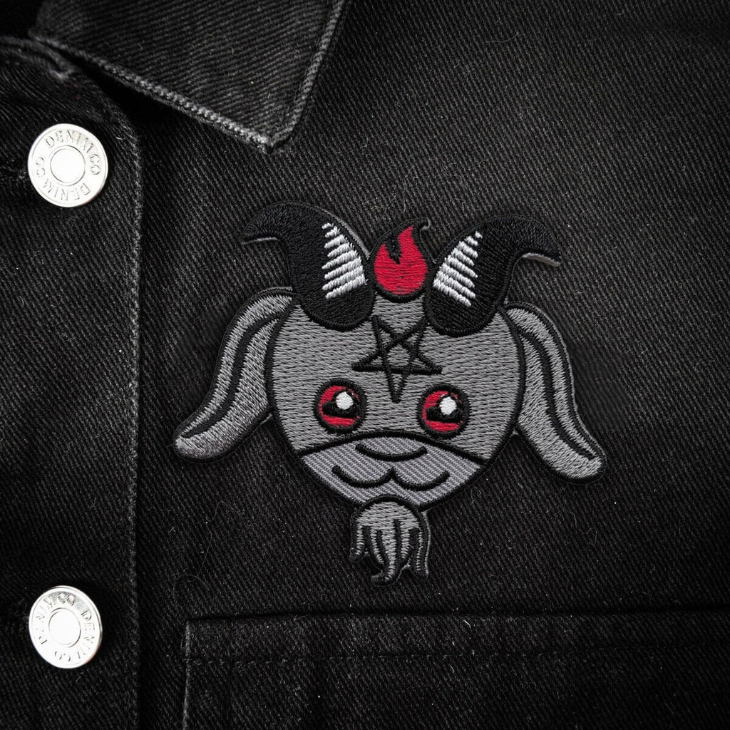 Cute Baphomet Iron On Patch