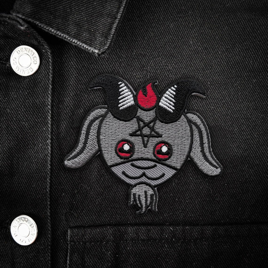 Cute Baphomet Iron On Patch