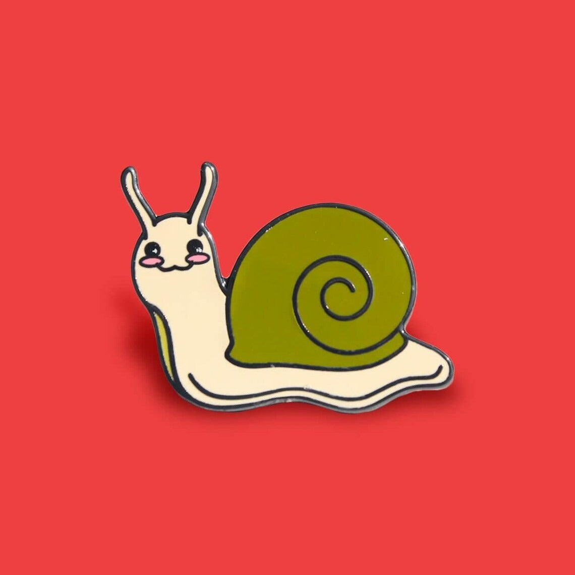 Cute Snail Pin Badge