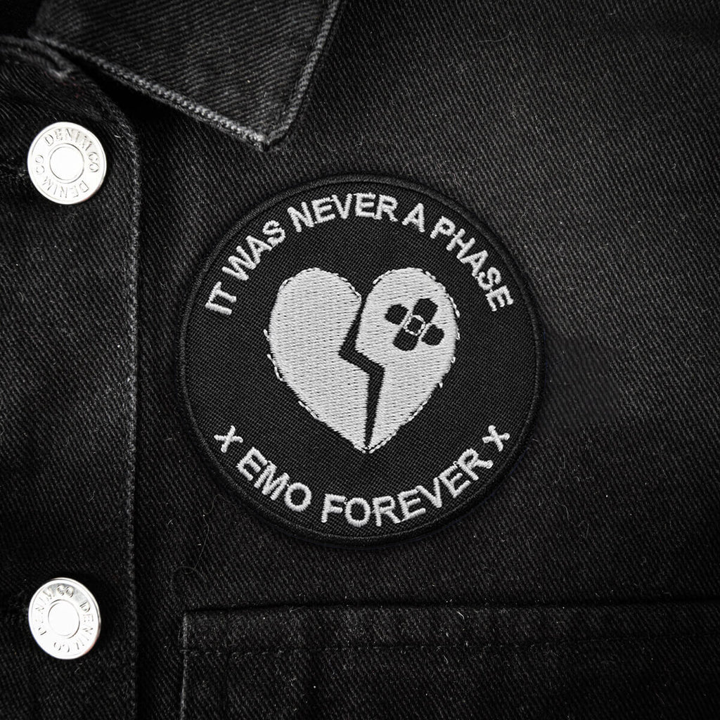 Emo Forever Iron On Patch