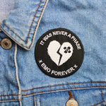 Emo Forever Iron On Patch