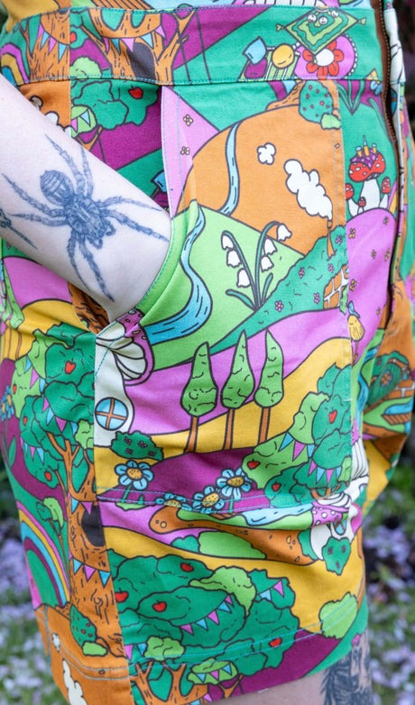 Hills Print Playsuit by Run and Fly